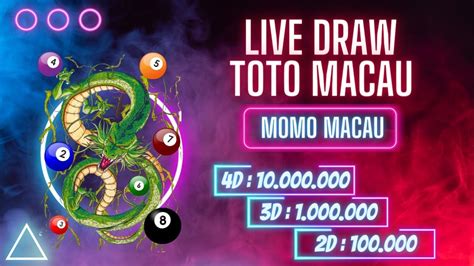 5d toto macau live draw|Live Draw Macau .